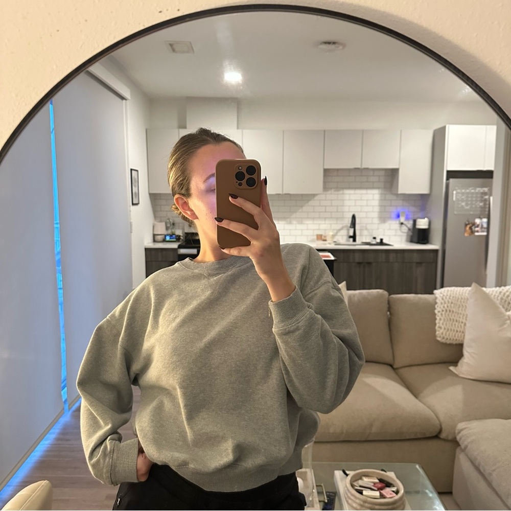 Grey Crewneck Sweatshirt